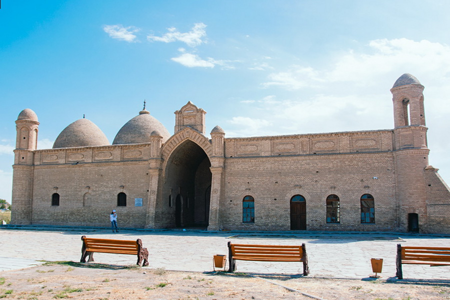 Mausoleum of Arystan Baba, near the city of Otrar