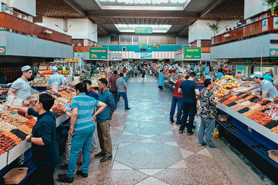 Green Bazaar, Almaty