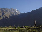 View of Pamir mountains