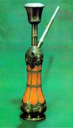 Chilim. Appliance for smoking.  Bukhara. The 19th century.