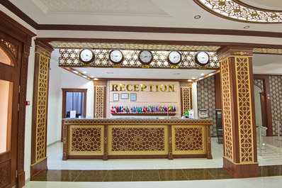 Reception, Hotel Erkin Palace