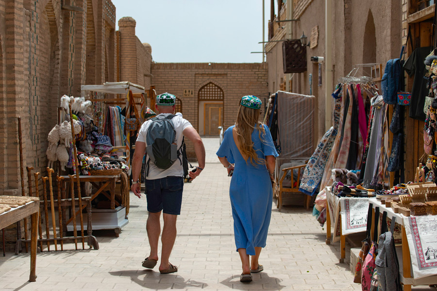 Shopping in Khiva Shopping in Khiva