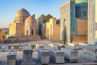 Shakhi-Zinda Necropolis, Samarkand, Uzbekistan