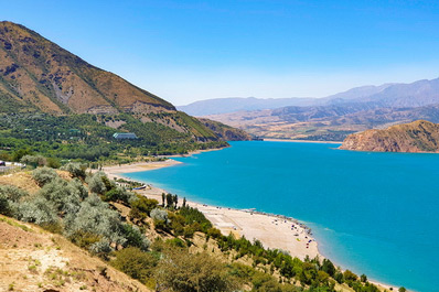 Mountain Lake Charvak