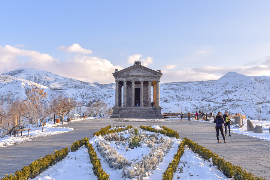 Tempio di Garni in Inverno Tempio di Garni in Inverno