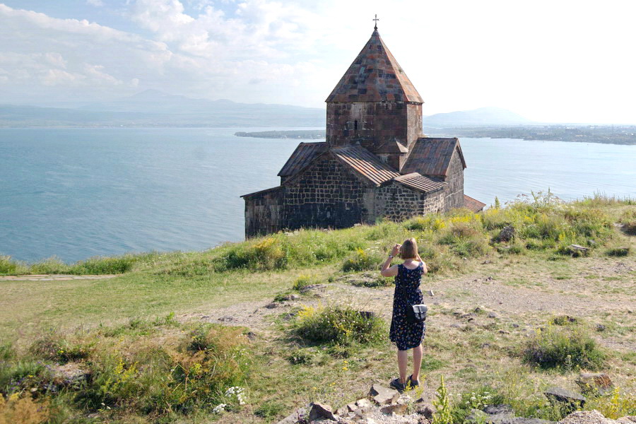 Solo Female Travel to Armenia, Sevanavank Monastery