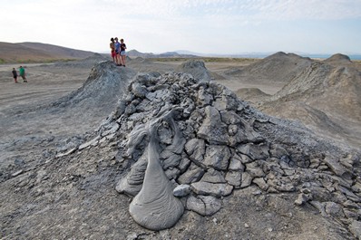 Mud Volcanes de Lodo en Gobustán, Azerbaiyán