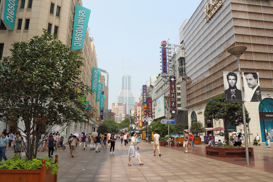 Nanjing Road, Shanghai Nanjing Road, Shanghai, Shopping in China