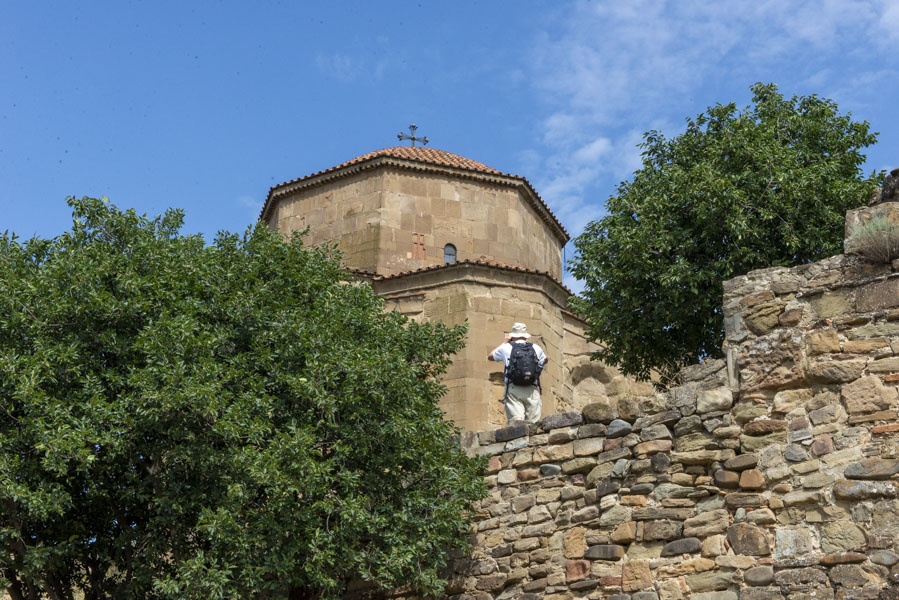The monastery temple Jvari, Mtskheta The monastery temple Jvari, Mtskheta