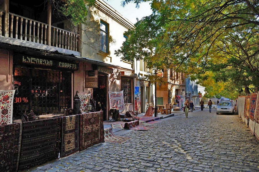 A street of Old Tbilisi, Georgia