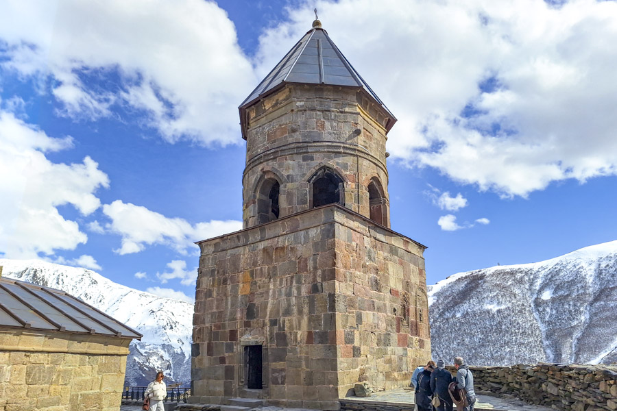 Gergeti Holy Trinity Church near Stepantsminda