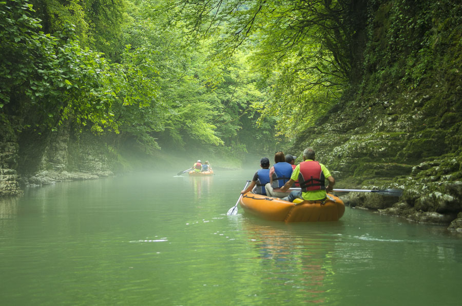 Martvili Canyon near Kutaisi