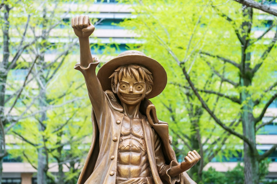 Monkey D. Luffy Statue, Kumamoto, Anime and Manga Locations in Japan