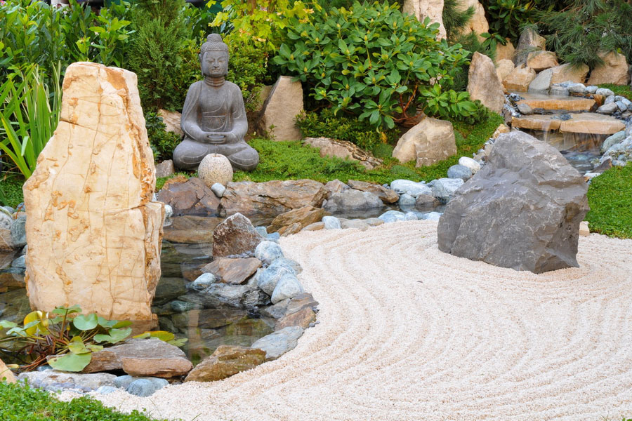 Zen Rock Garden, Zen in Japanese Garden Landscaping