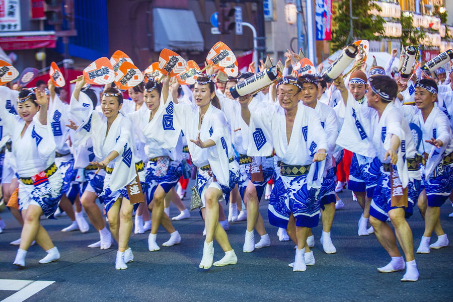 Awa-odori Festival - Japanese Festivals