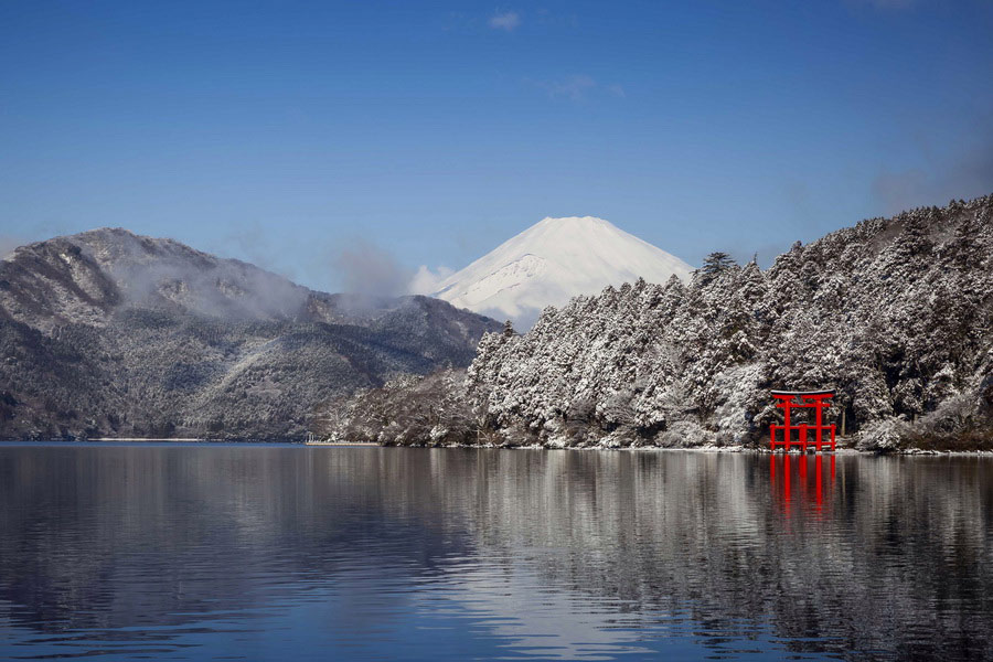 Mount Fuji and Lake Ashi, Hakone