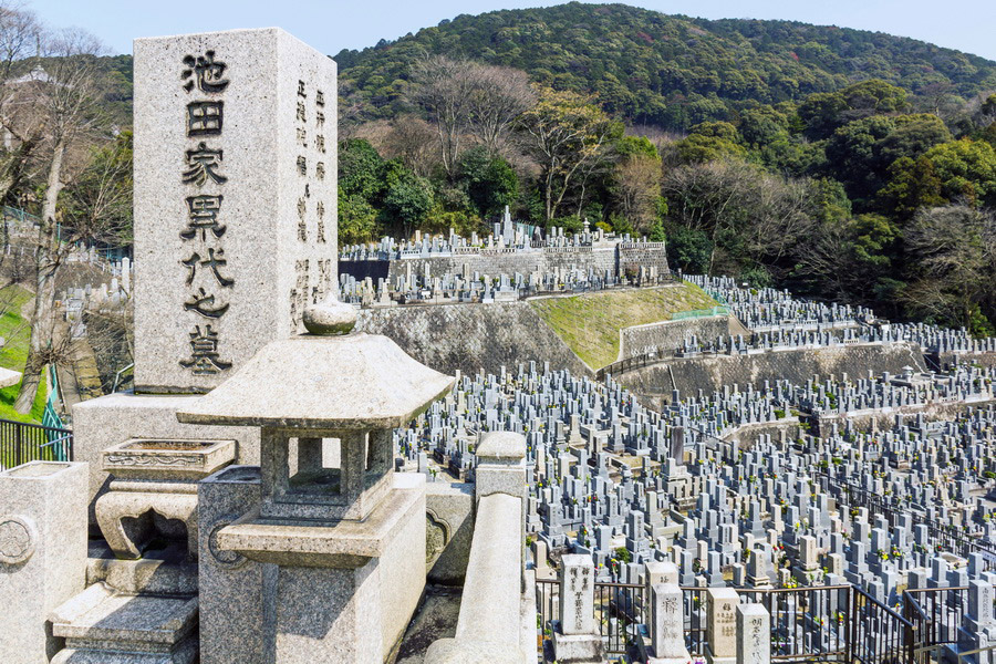 Buddhist Cemetery, Japan