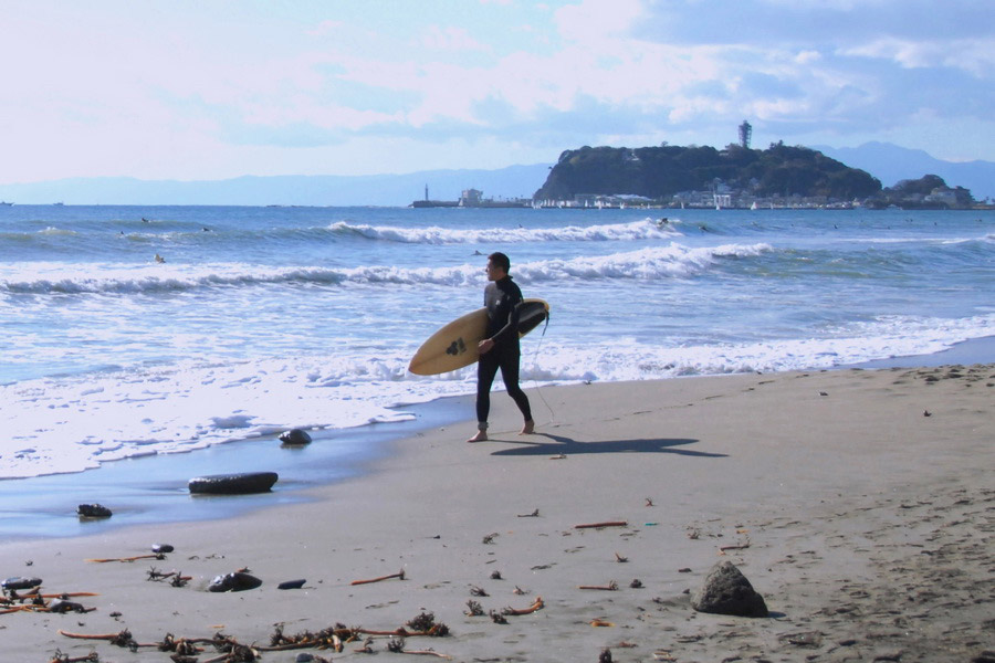 Koshigoe Beach, Kamakura, Japan