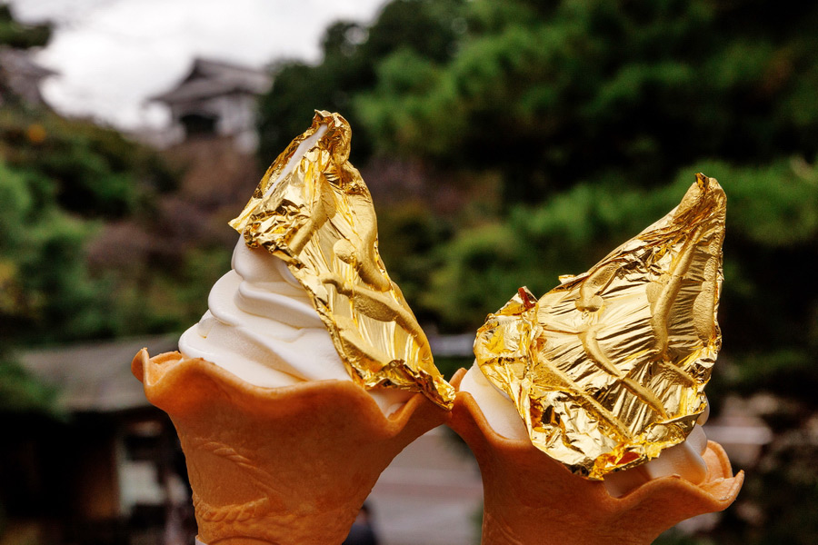 Kanazawa Gold Leaf Ice Cream