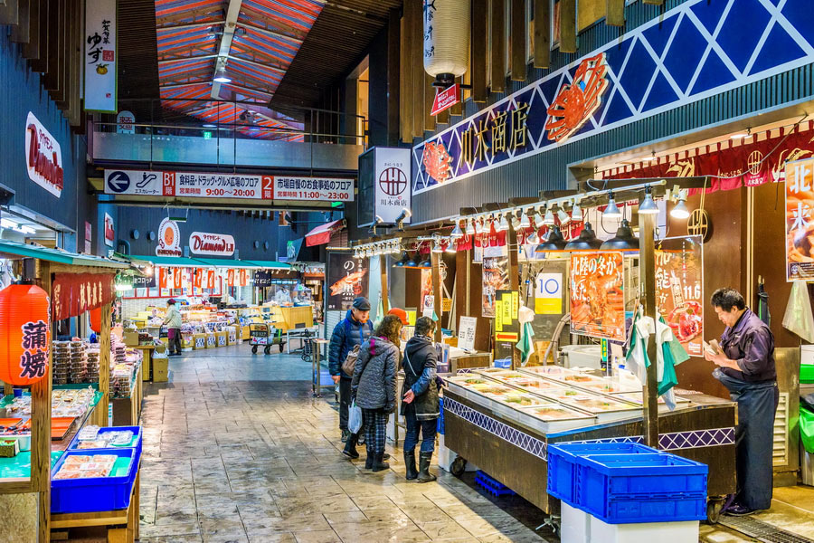 Omicho Fish Market (近江町市場), Kanazawa