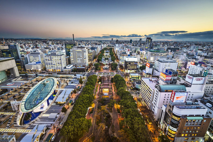 Hisaya-odori Park, Nagoya, Japan