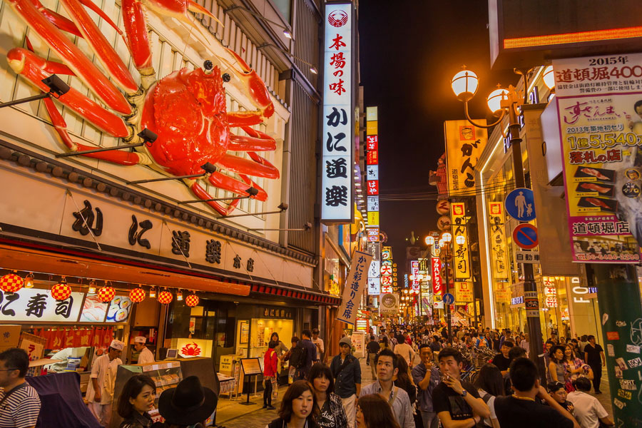 Kani Doraku Restaurant, Dotonbori District, Osaka