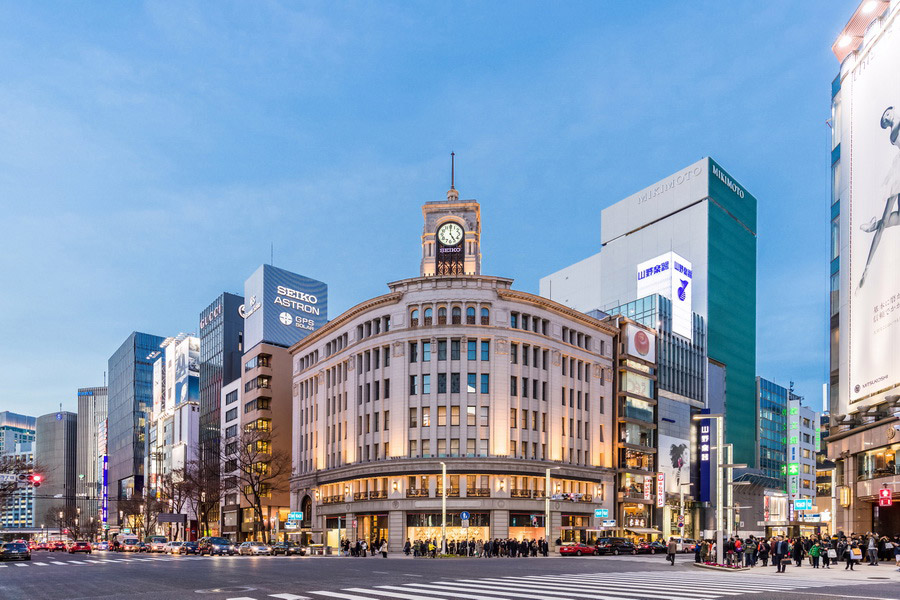 Seiko House Clock Tower Shop, Ginza, Tokyo