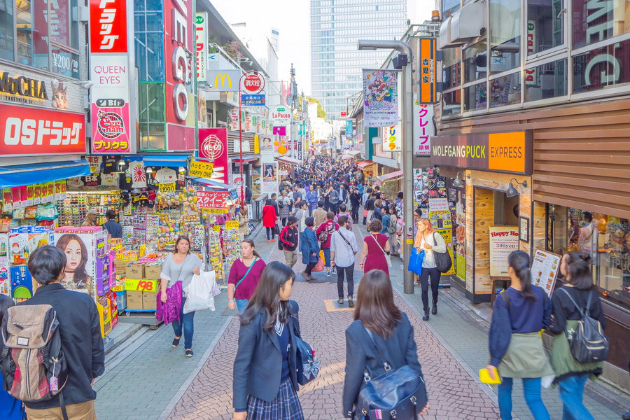 Takeshita Street, Harajuku District, Tokyo