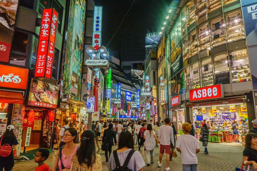 Shibuya Crossing, Tokyo, History of Shibuya Crossing and Urban Development