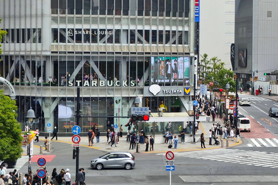 Starbucks at Shibuya Scramble Crossing, Tokyo