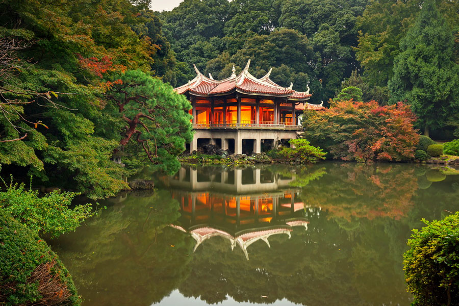 Taiwan Pavilion at Shinjuku Gyoen National Garden, Tokyo