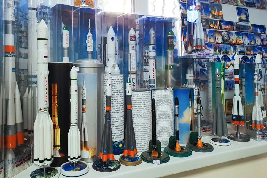 Souvenirs at the Baikonur Cosmodrome Souvenirs at the Baikonur Cosmodrome