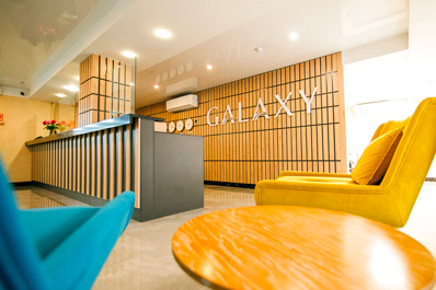 Reception, Galaxy Hotel