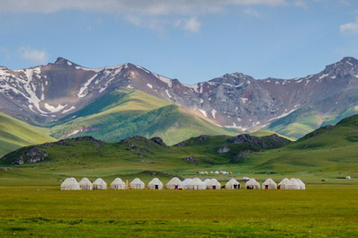 Yurts, Ak-Sai Travel Son-Kul Yurt Camp