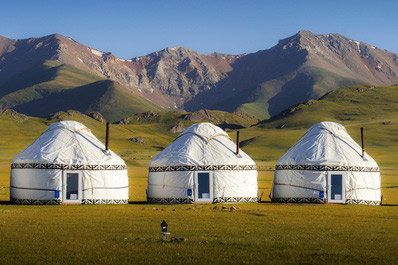 Yurts, Ak-Sai Travel Son-Kul Yurt Camp