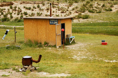 Sauna, Le camp de yourtes Voyage Ak-Sai Tash-Rabat