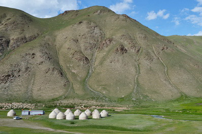 Camp, Ak-Sai Travel Tash-Rabat Yurt Camp