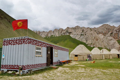 Camp, Ak-Sai Travel Tash-Rabat Yurt Camp