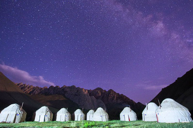 Camp, Ak-Sai Travel Tash-Rabat Yurt Camp