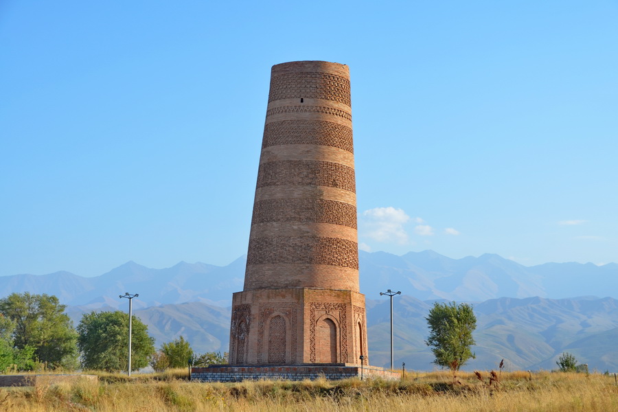 Tour Burana au Kirghizistan