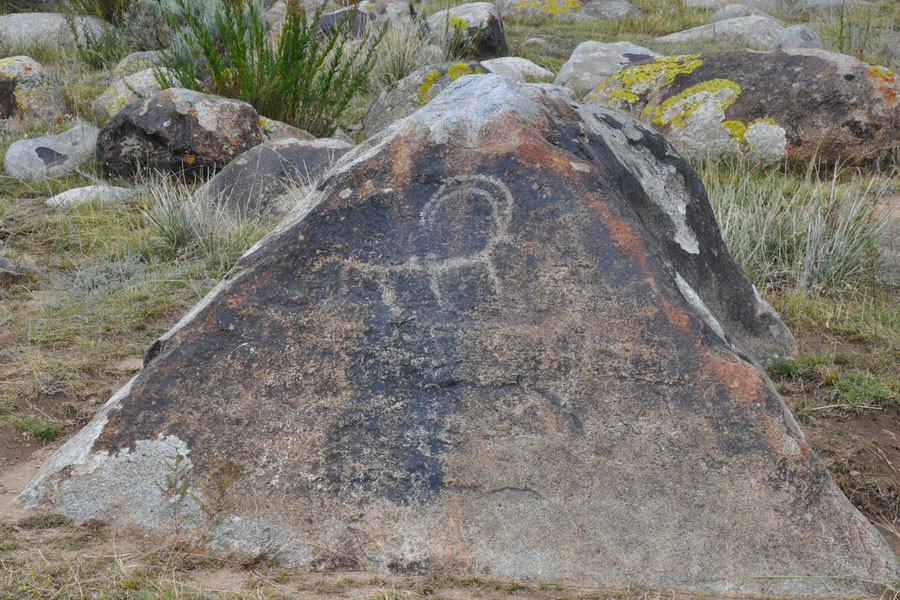 Petroglyphs in Cholpon-Ata, Kyrgyzstan