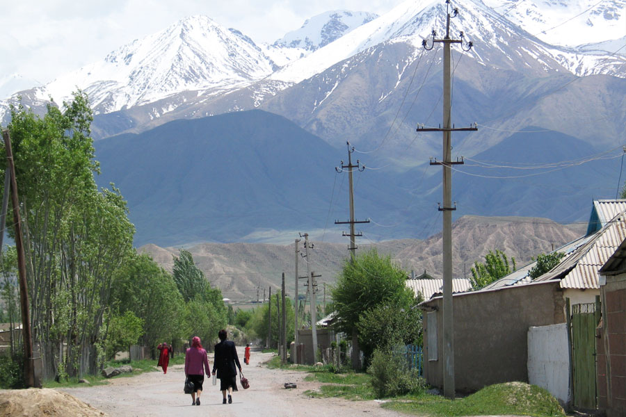 Kotchkor au Kirghizistan