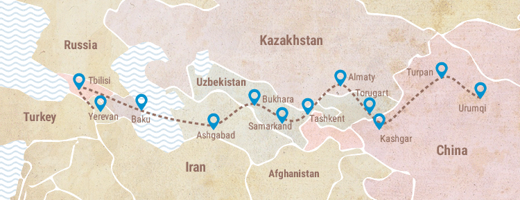 Journal entries from the silk road travelers