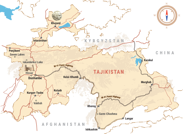 Где находится таджикский. Таджикистан карта географическая. Карта Таджикистан 2021. Географическая карта Республики Таджикистан. Туристическая карта Таджикистана.