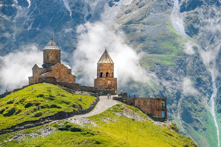 Gergeti-Dreifaltigkeitskirche, Georgien