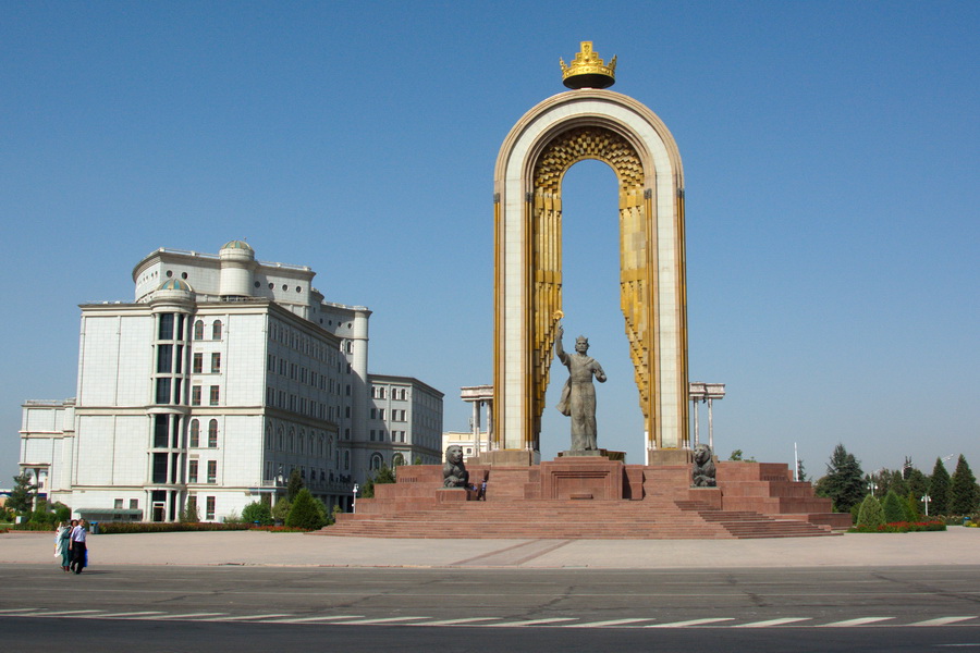 Denkmal für Ismail Somoni, Duschanbe