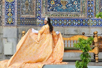 Girl on Registan, Samarkand