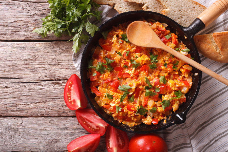 Menemen, Turkish Cuisine 