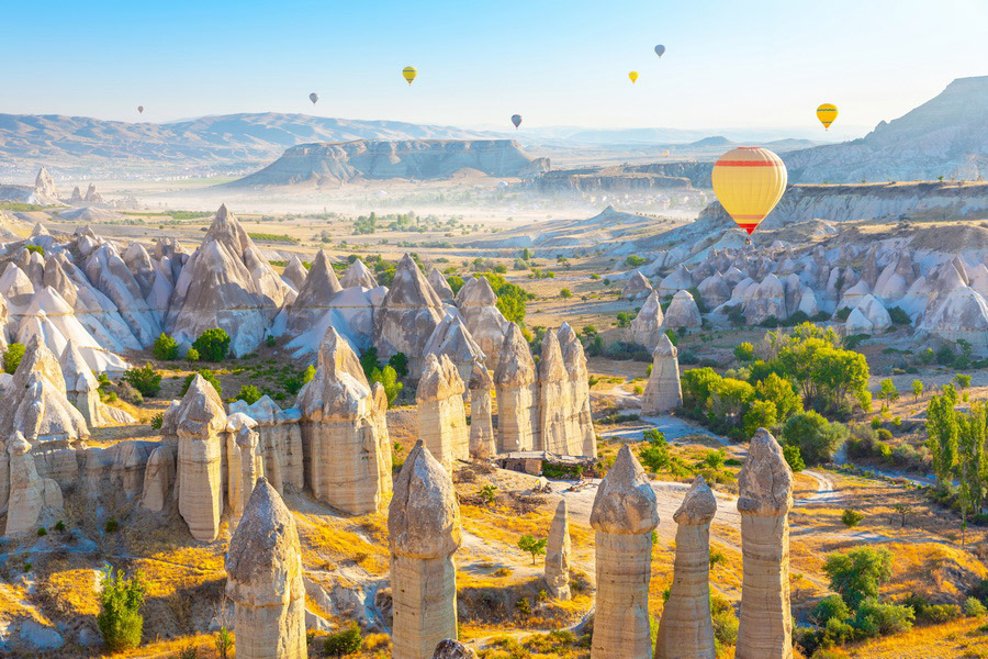 Love Valley (Aşıklar Vadisi), Cappadocia, Turkey