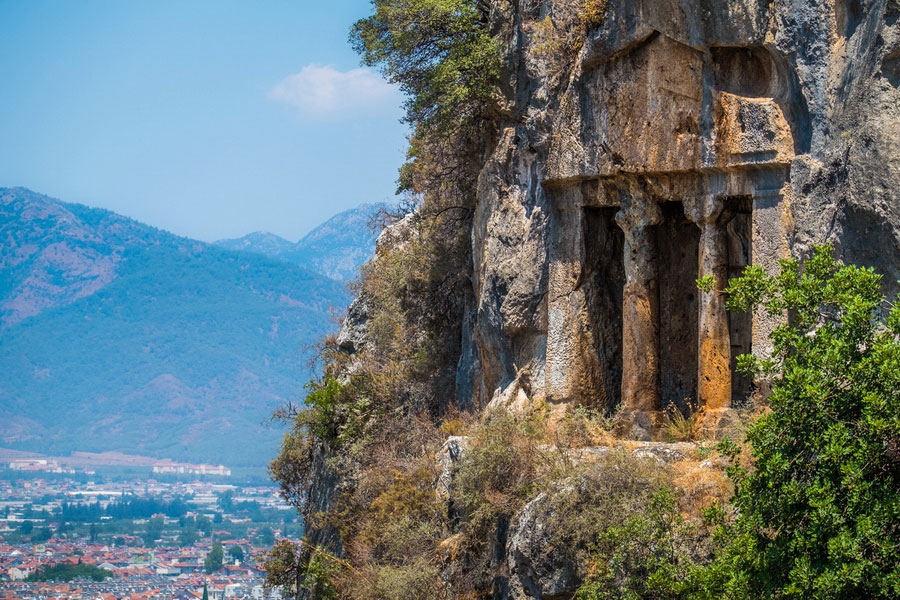 Amyntas Rock Tombs, History of Fethiye